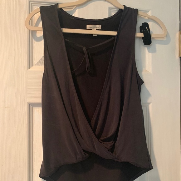 Urban Outfitters Silence + Noise Satin Wrap Blouse - Picture 1 of 1